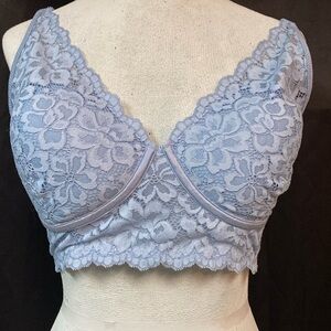 Maidenform light blue lace bralette